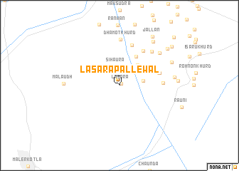 map of Lasāra Pallewāl