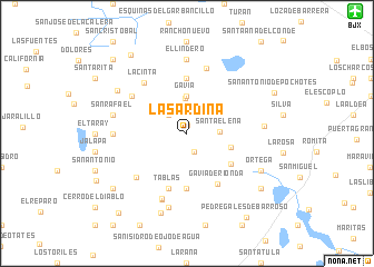 map of La Sardina
