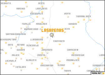 map of Las Arenas