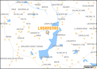 map of Las Arenas