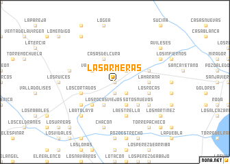 map of Las Armeras