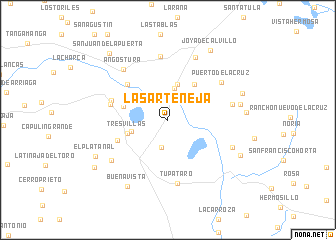 map of La Sarteneja