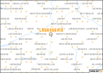 map of La Sasserie