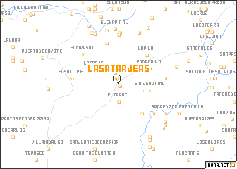 map of Las Atarjeas