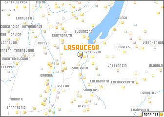 map of La Sauceda