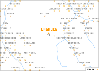 map of La Sauce