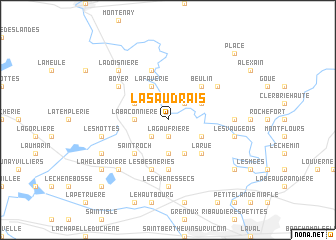 map of La Saudrais
