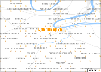 map of La Saussaye