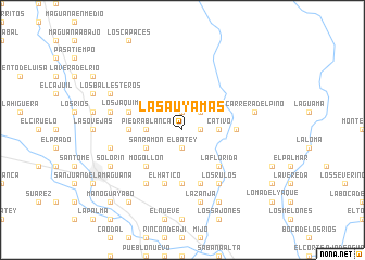 map of Las Auyamas