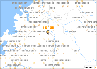 map of Lasau