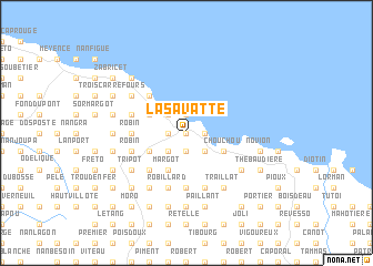 map of La Savatte