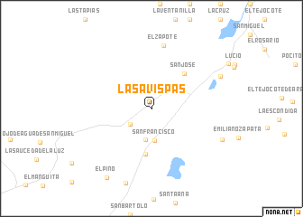 map of Las Avispas