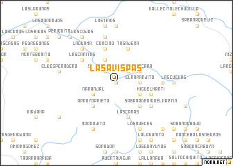 map of Las Avispas