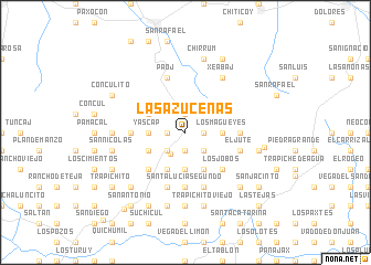 map of Las Azucenas