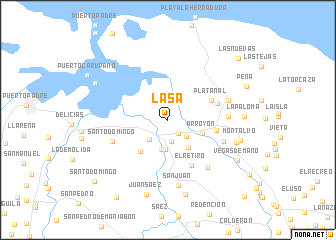 map of Lasa