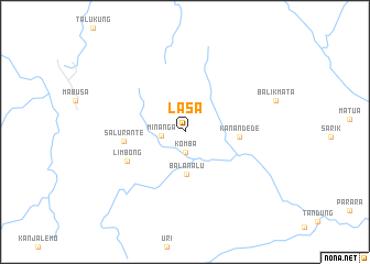 map of Lasa