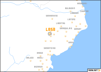 map of Lasa