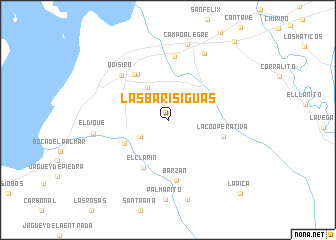 map of Las Barisiguas