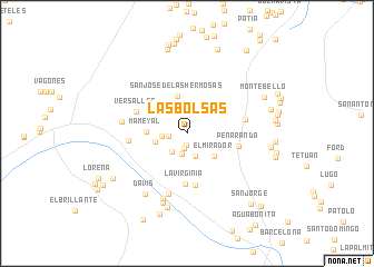 map of Las Bolsas