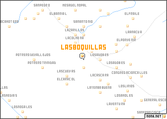 map of Las Boquillas