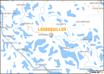 map of Las Boquillas