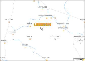 map of Las Brisas