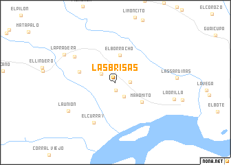 map of Las Brisas