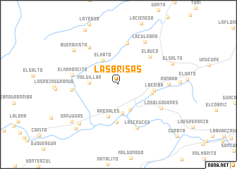 map of Las Brisas