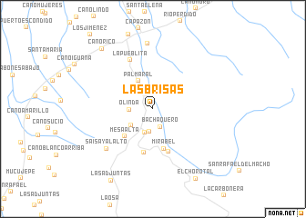 map of Las Brisas