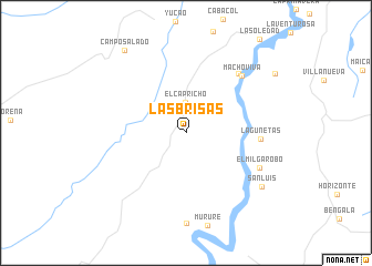 map of Las Brisas