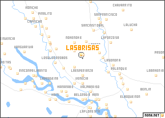 map of Las Brisas