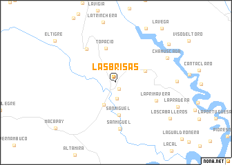 map of Las Brisas