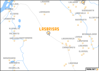 map of Las Brisas