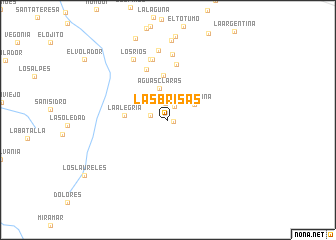 map of Las Brisas