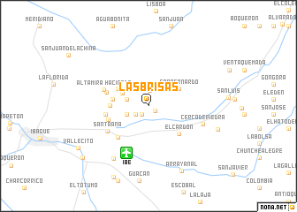 map of Las Brisas