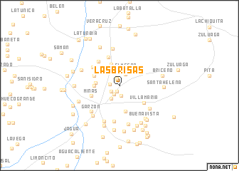 map of Las Brisas