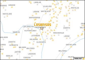 map of Las Brisas