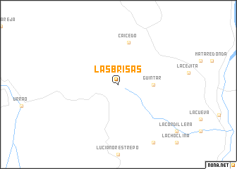 map of Las Brisas