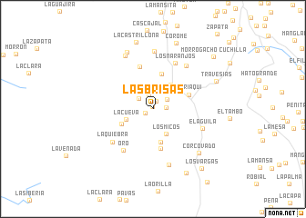 map of Las Brisas