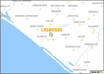 map of Las Brisas