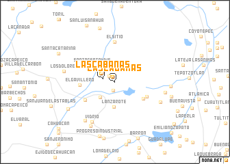 map of Las Cabañas