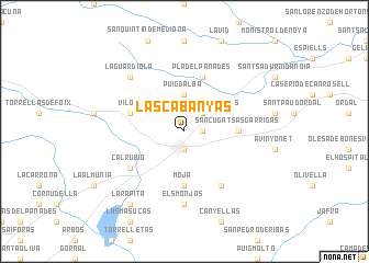 map of Las Cabanyas