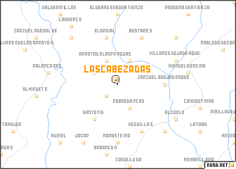 map of Las Cabezadas