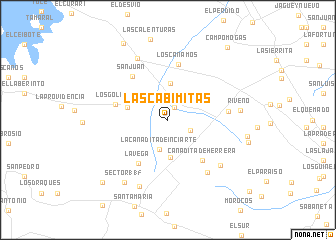 map of Las Cabimitas