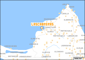 map of Las Cabreras