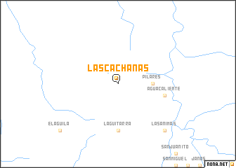 map of Las Cachanas