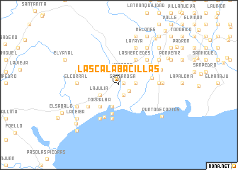 map of Las Calabacillas