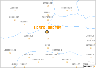 map of Las Calabazas