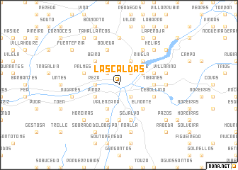 map of Las Caldas