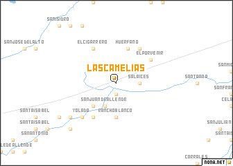 map of Las Camelias